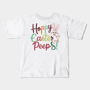 Hoppy Easter Peeps Kids T-Shirt